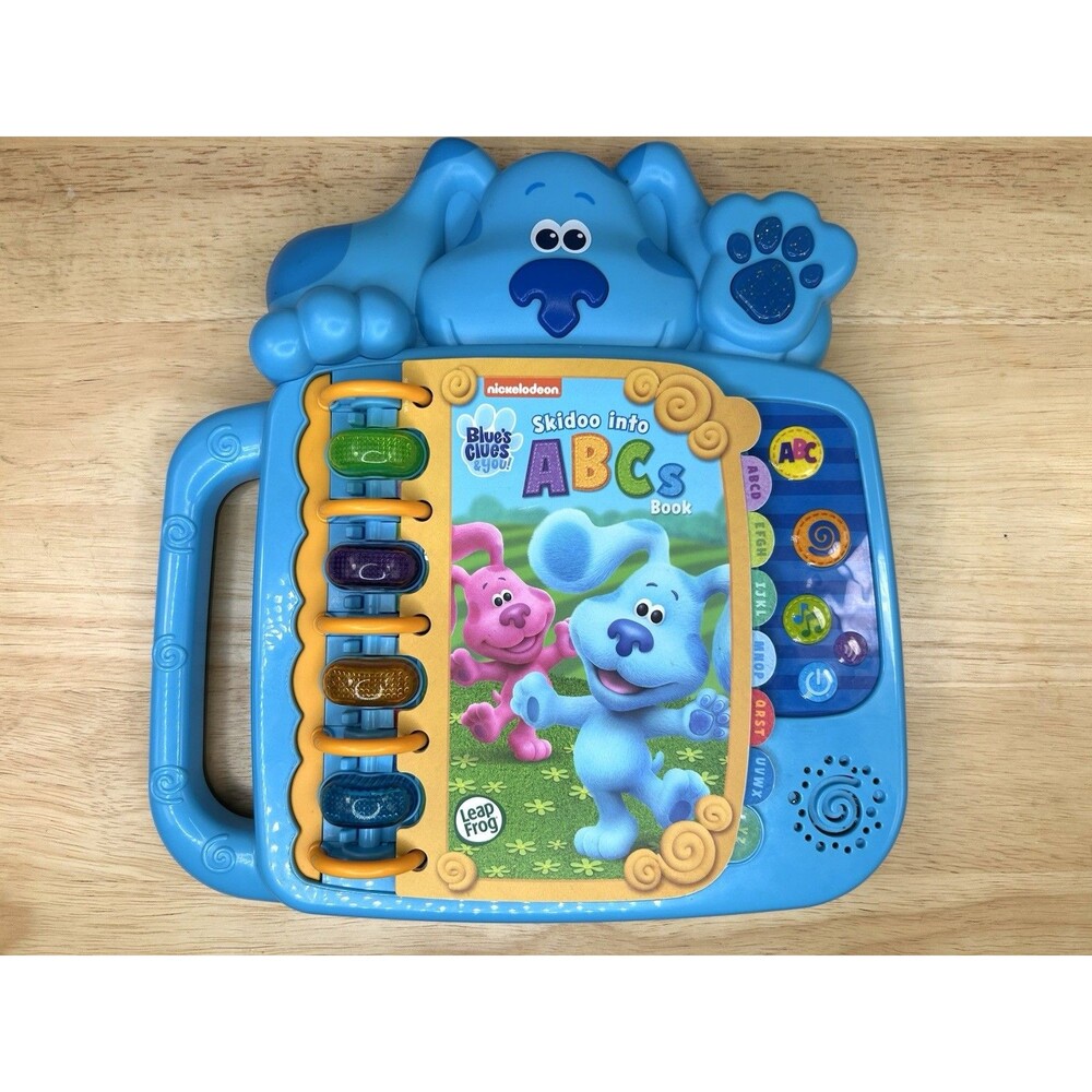 Leap Frog Blues Clues and You! Skidoo Into ABC's Book Educational Toy for Kids